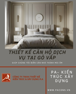 Thiết kế căn hộ dịch vụ tại Gò Vấp