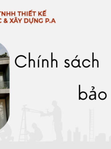 Chính sách bảo hành  Chính sách bảo hành
