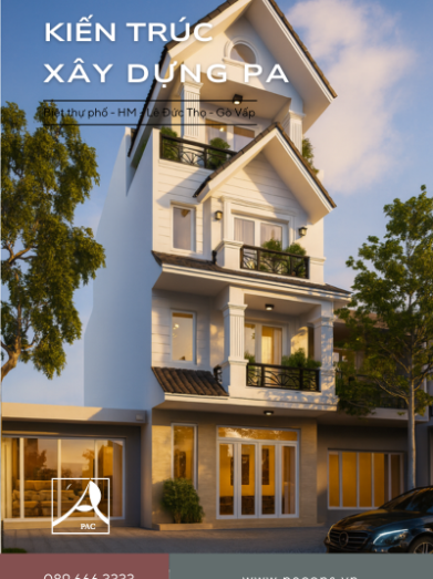 Thi công biệt thự phố - HM - Lê Đức Thọ - Gò Vấp