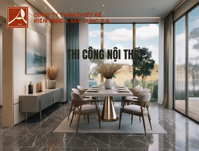 Thi công nội thất tại PA Xây dựng thiết kế