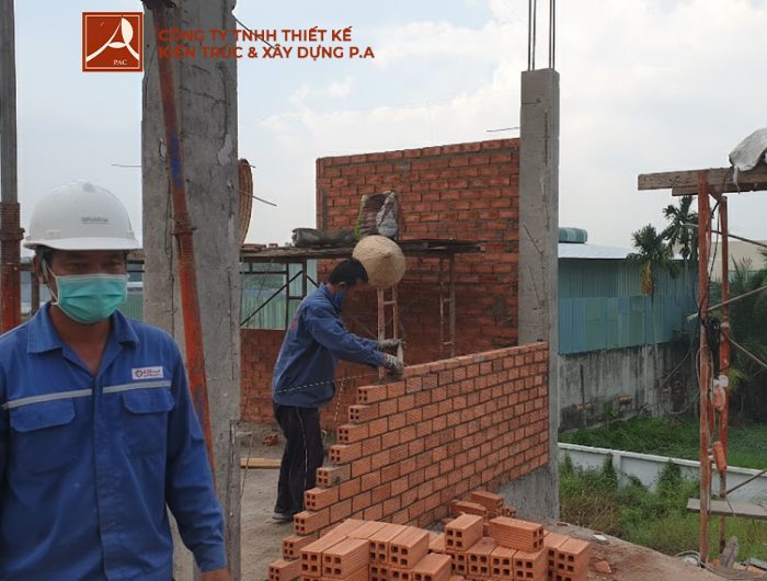 Thi công xây dựng biệt thự hóc môn tại Thiết kế xây dựng P.A