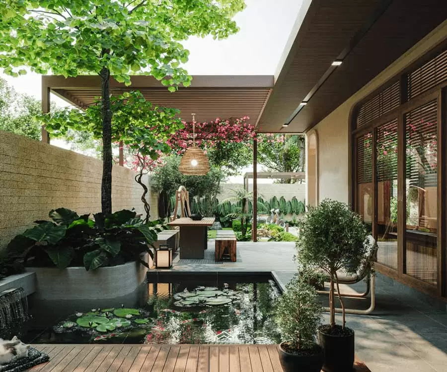 Mẫu Nhà Đẹp Cho Khu Đất Nhỏ tại phú an