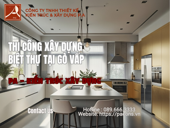 Xu hướng thiết kế nhà đẹp Gò Vấp năm 2025 tại PA – Kiến Trúc & Xây Dựng
